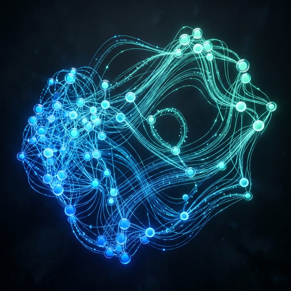 KI-Automatisierung, abstraktes neuronales Netz